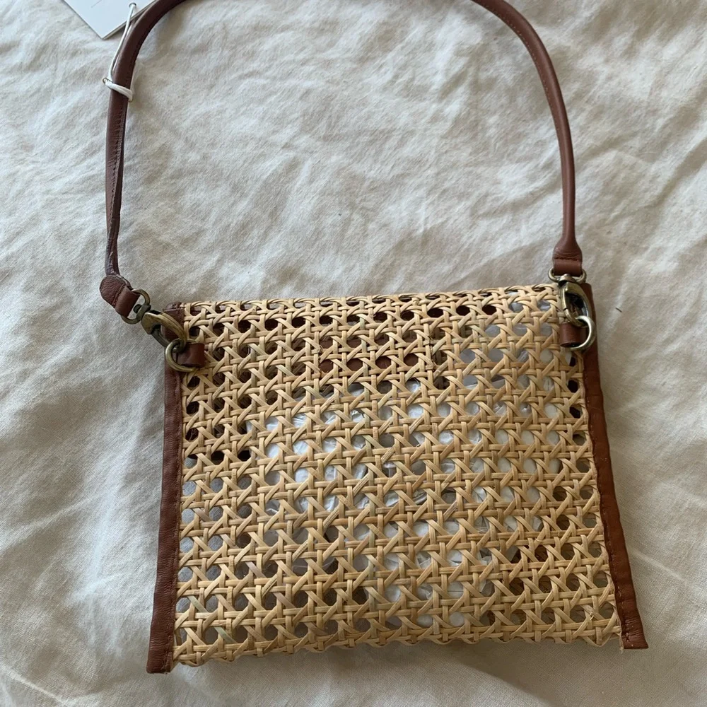 Rose Gold Crystal Envelope Clutch